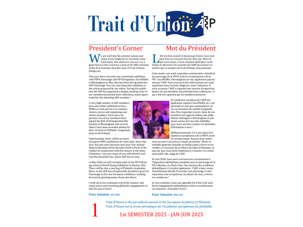 Trait d'Union 2025-1