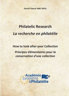 La recherche en philatélie, David R. Beech
